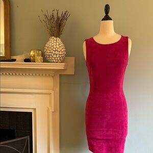 AS by DF Pink Suede Mini Dress - XS - NWT